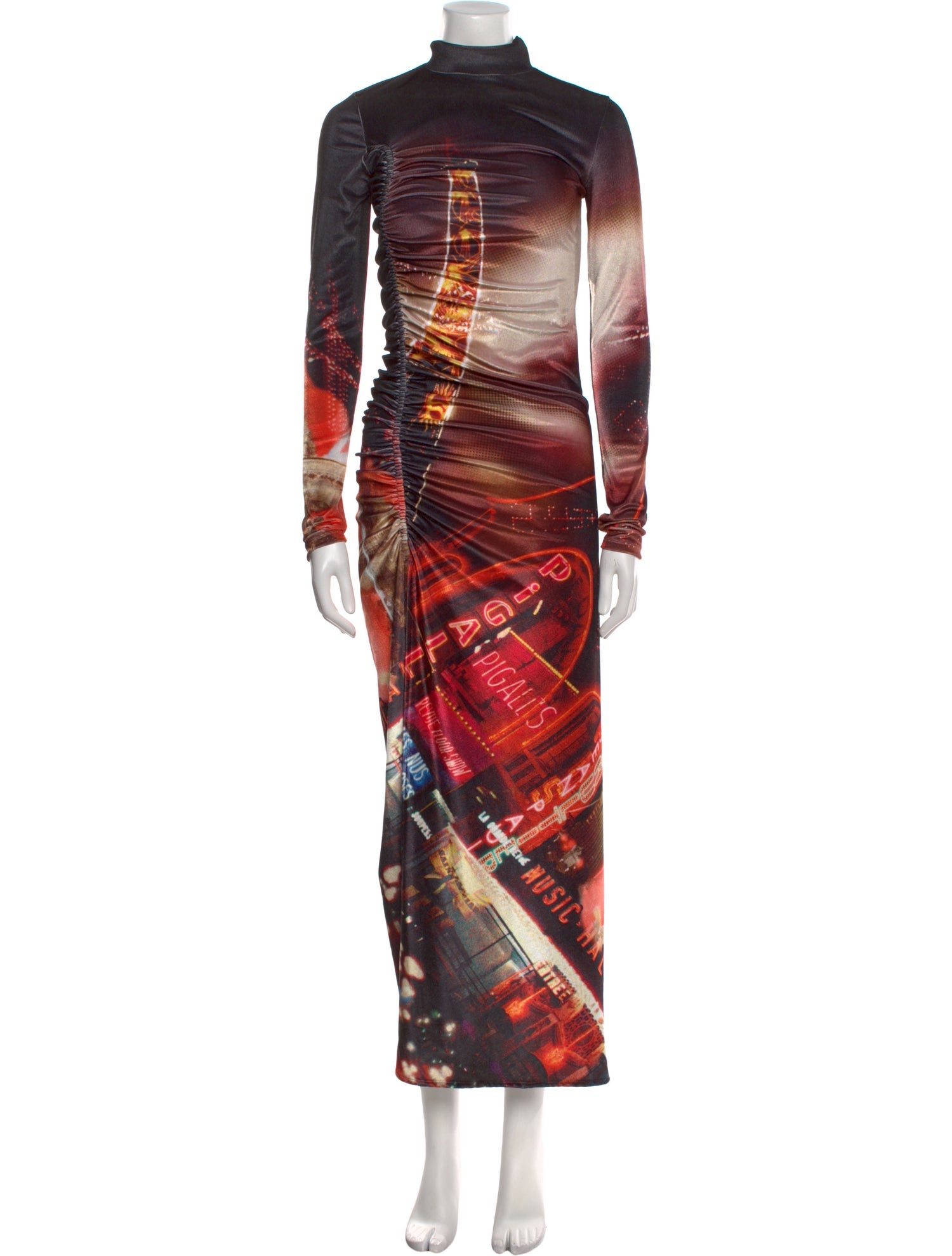 Jean Paul Gaultier Printed Long Dress