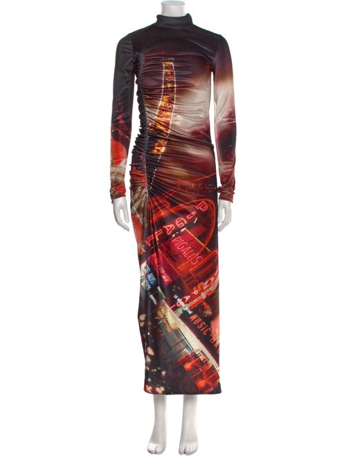 Jean Paul Gaultier Printed Long Dress