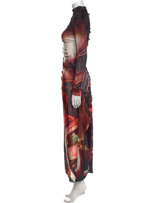 Jean Paul Gaultier Printed Long Dress