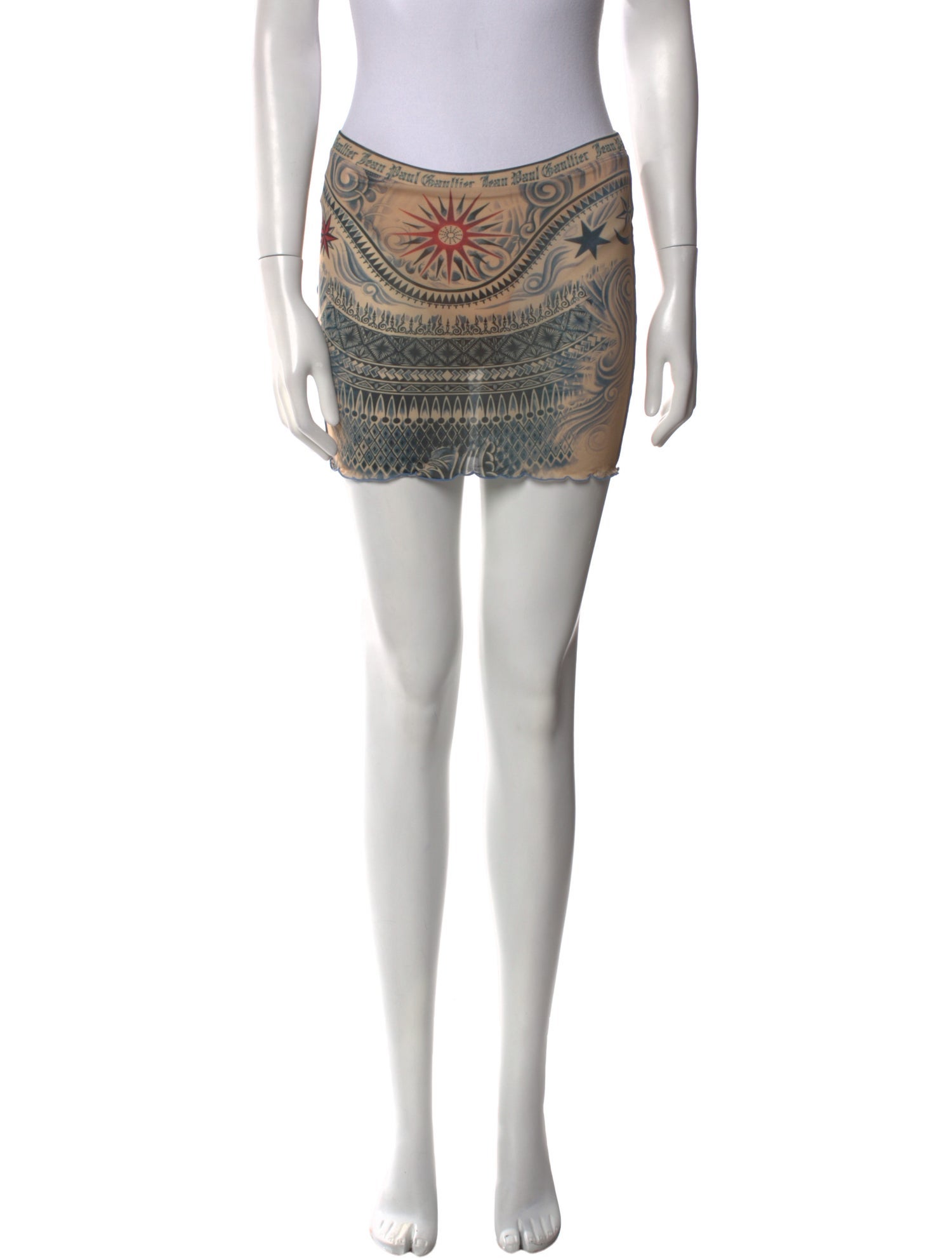 Jean Paul Gaultier Nylon Mini Skirt