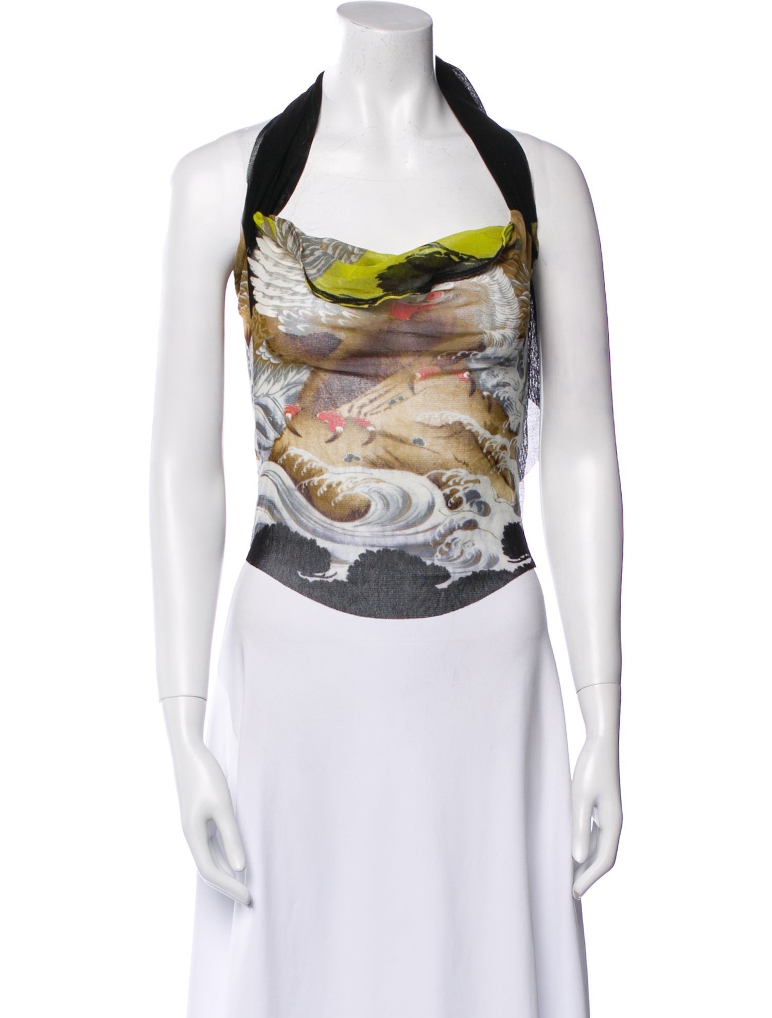 Jean Paul Gaultier Soleil Vintage 2000's Crop Top