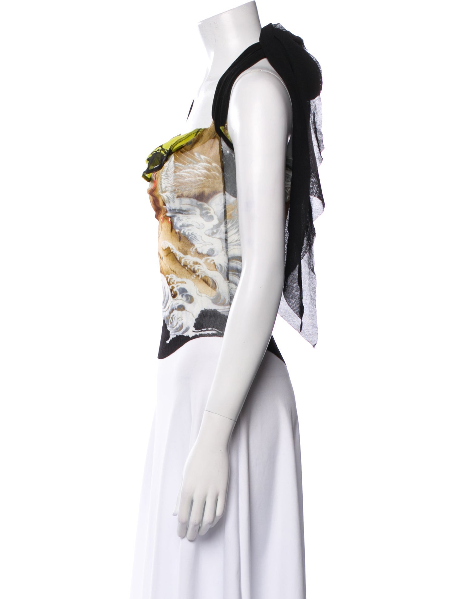 Jean Paul Gaultier Soleil Vintage 2000's Crop Top