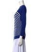 Jean Paul Gaultier For Sept Premieres Striped V-Neck Top