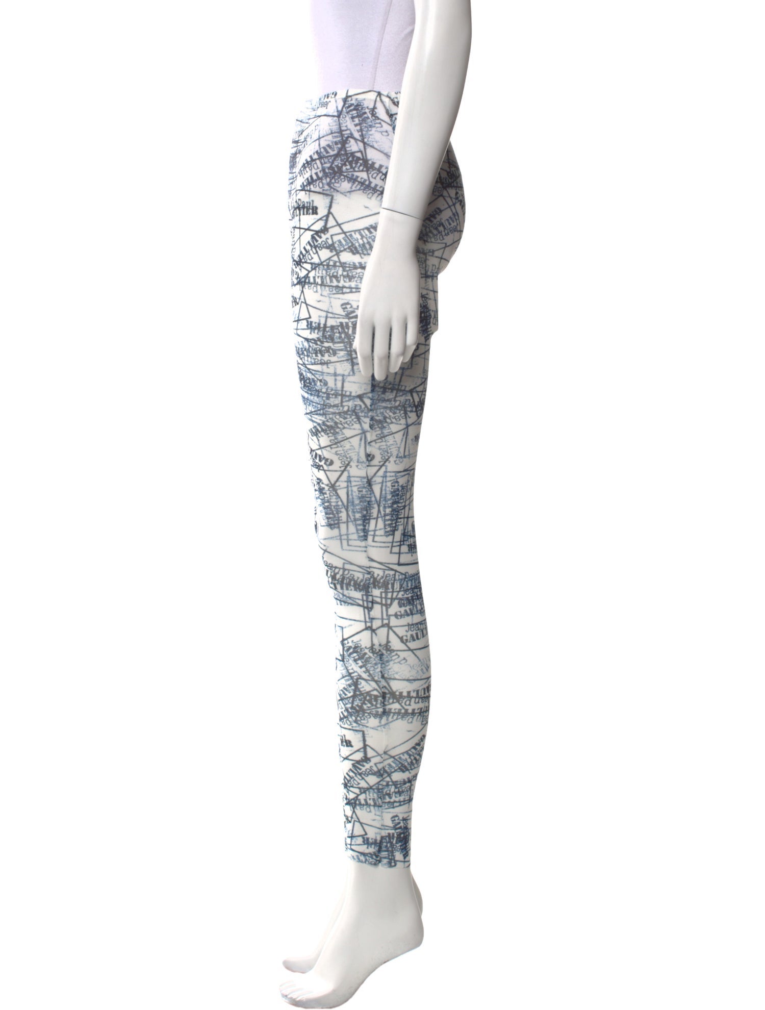 Jean Paul Gaultier Printed Skinny Leg Pants