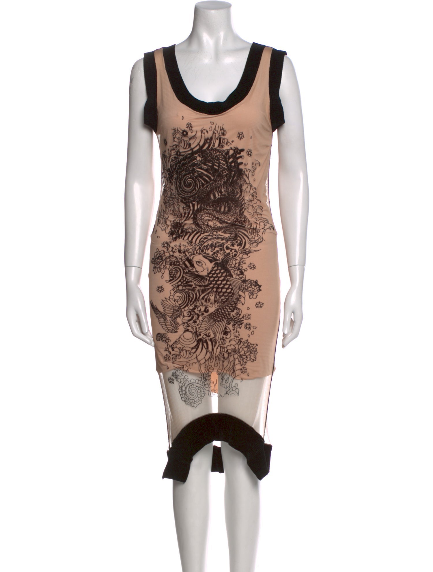 Jean Paul Gaultier Vintage Midi Length Dress