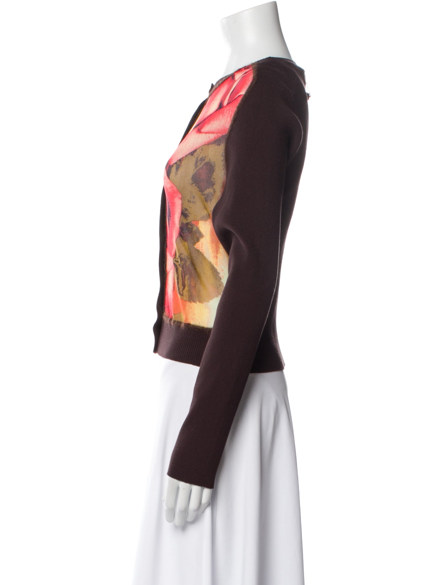 Jean Paul Gaultier Printed Crew Neck Sweater w/ Tags