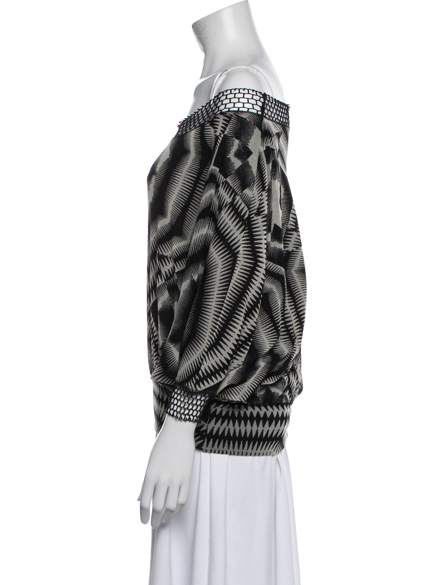 Jean Paul Gaultier Soleil Vintage Printed Top