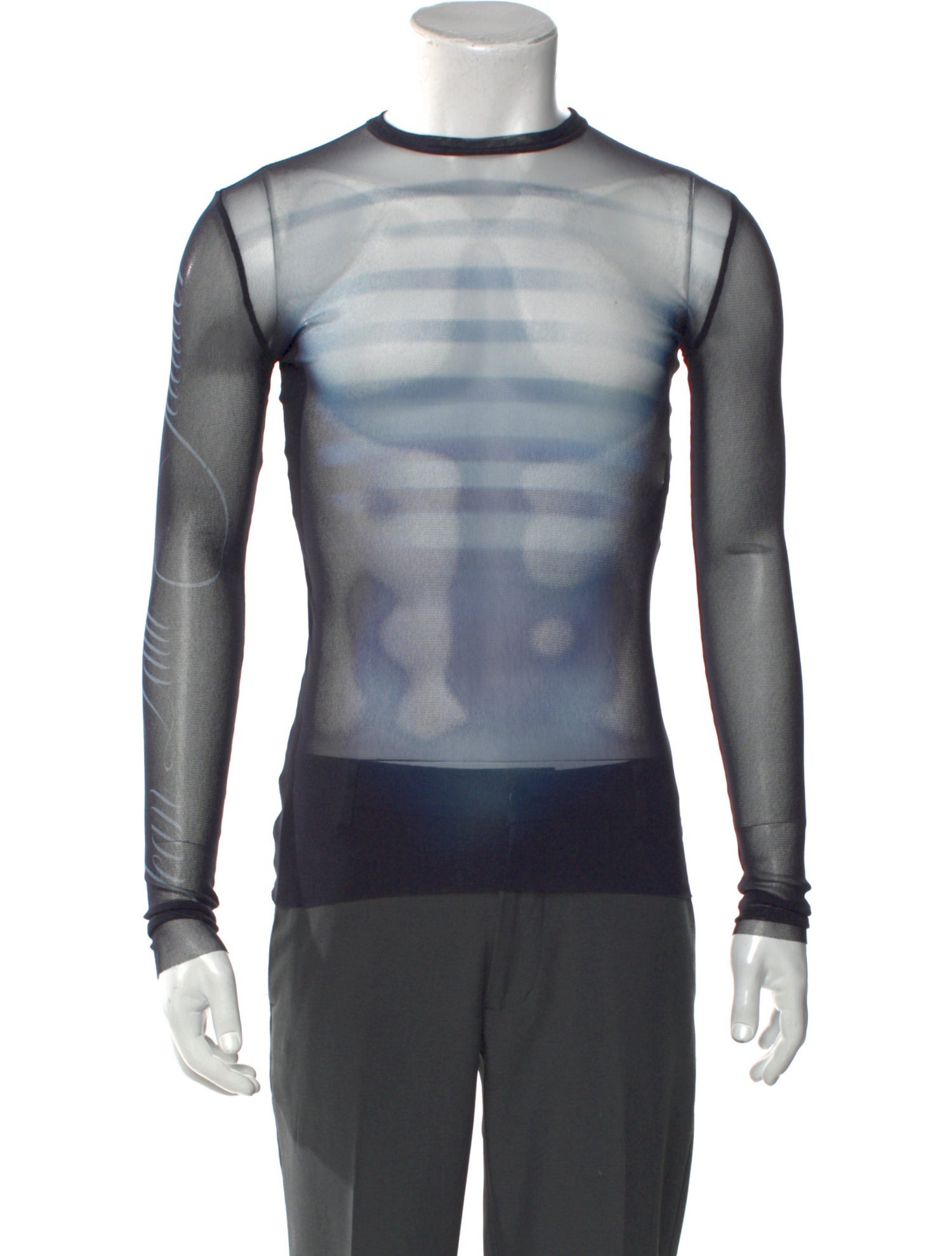 Jean Paul Gaultier Striped Crew Neck T-Shirt