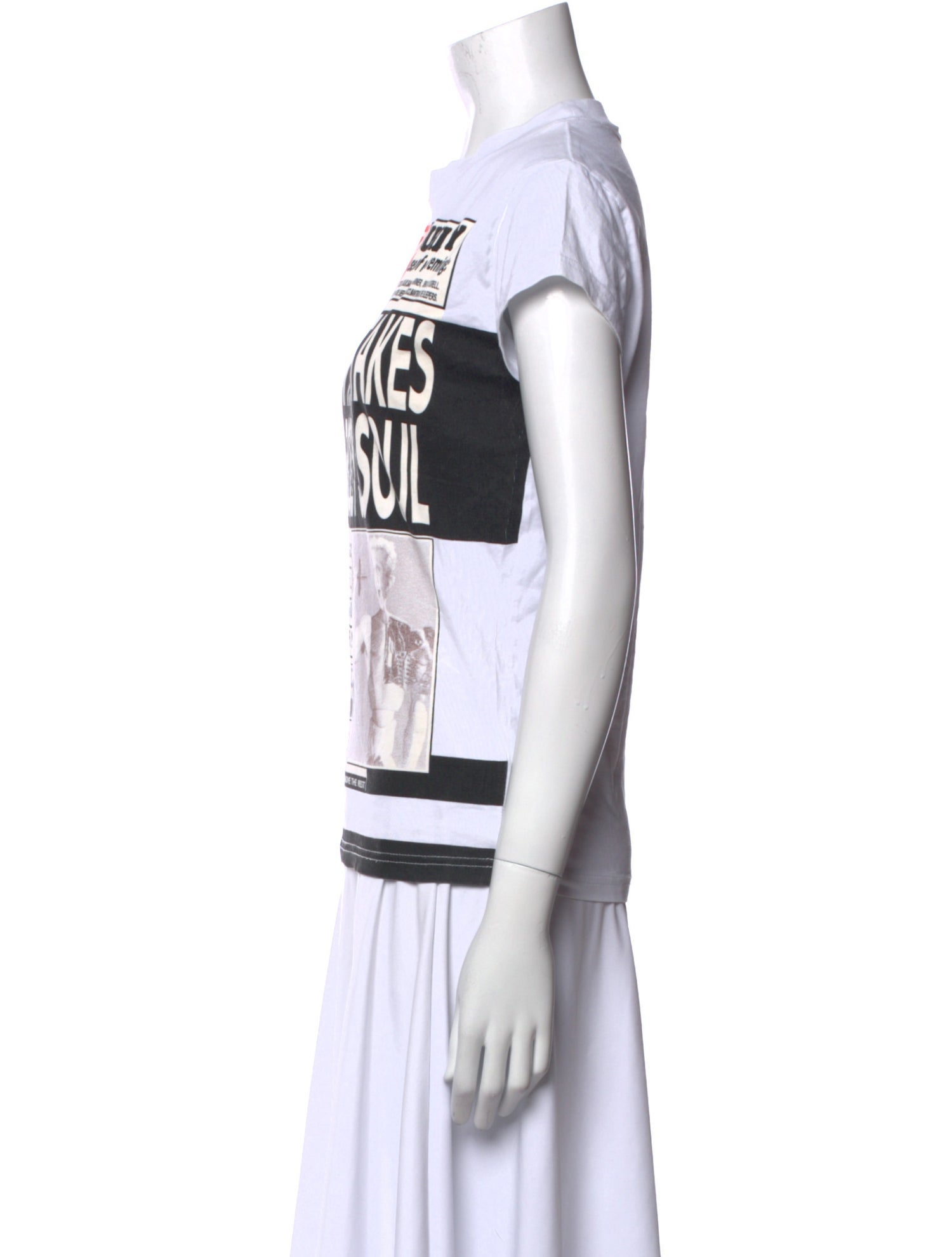 Jean Paul Gaultier Graphic Print Crew Neck T-Shirt