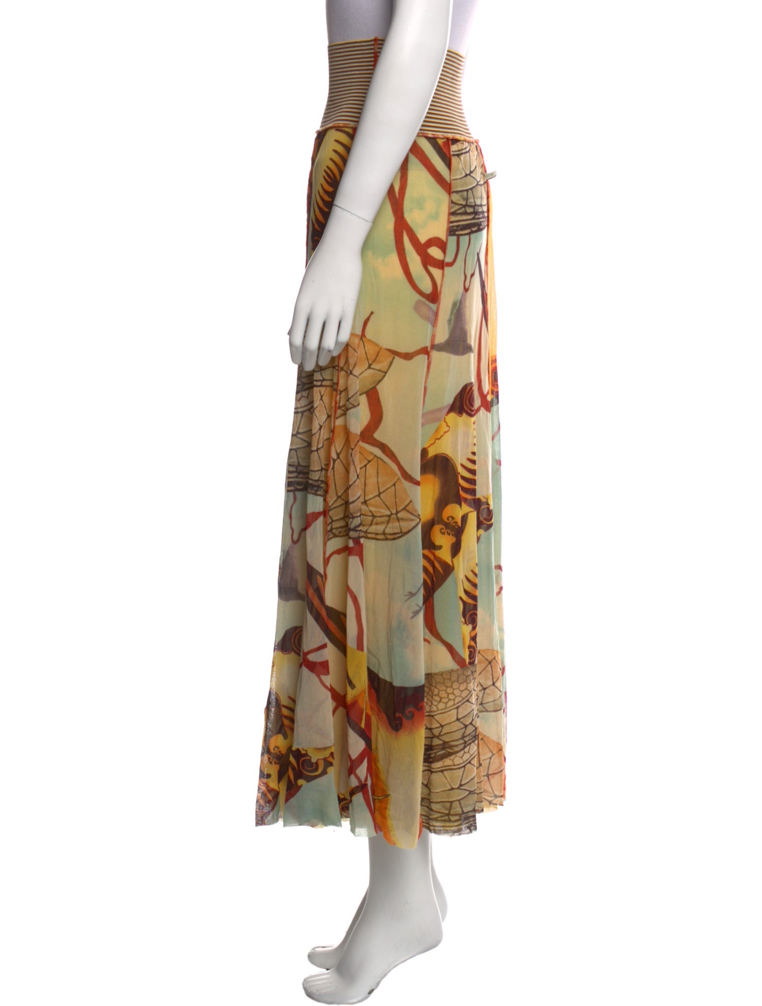 Jean Paul Gaultier Vintage Midi Length Skirt