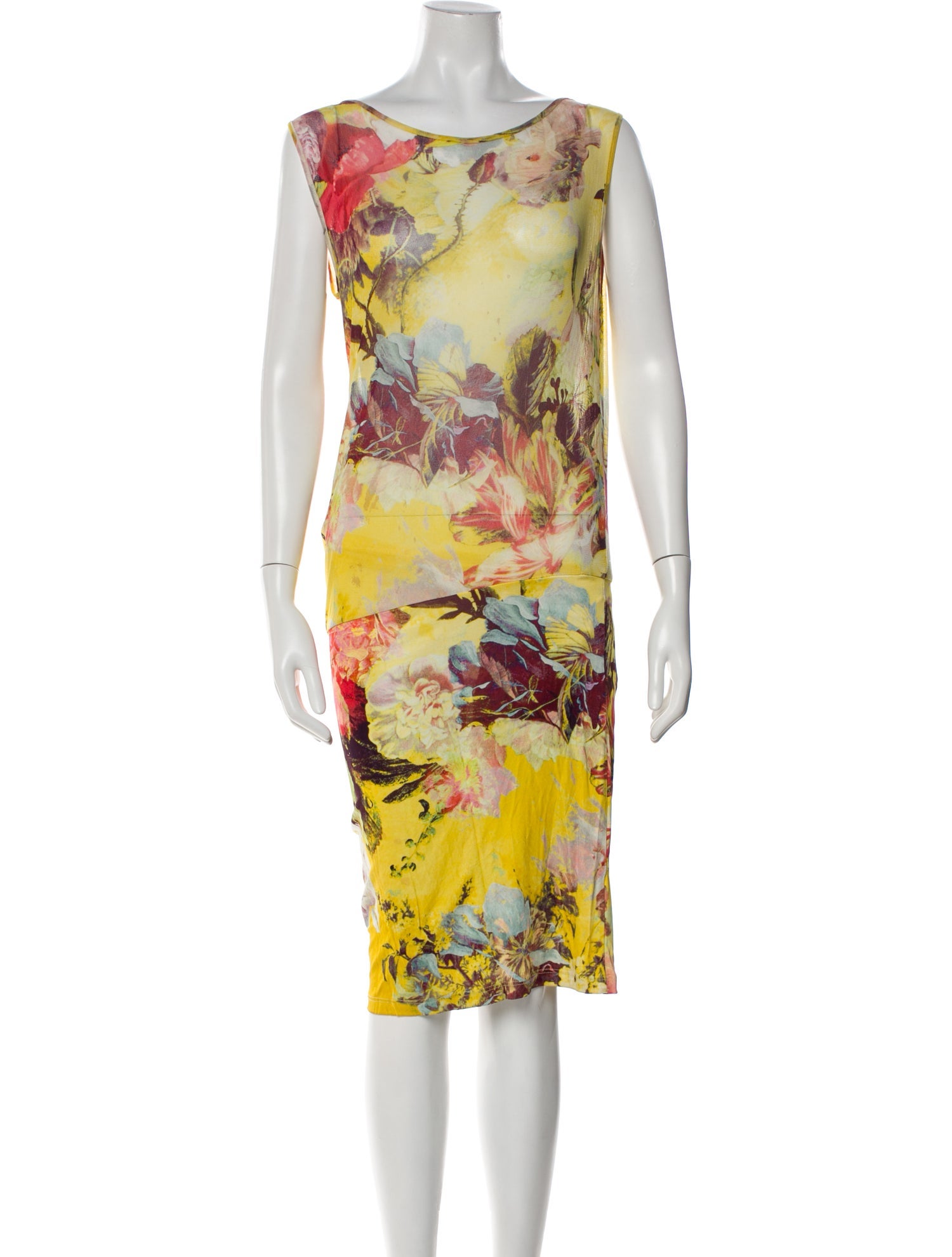 Jean Paul Gaultier Soleil Vintage Midi Length Dress
