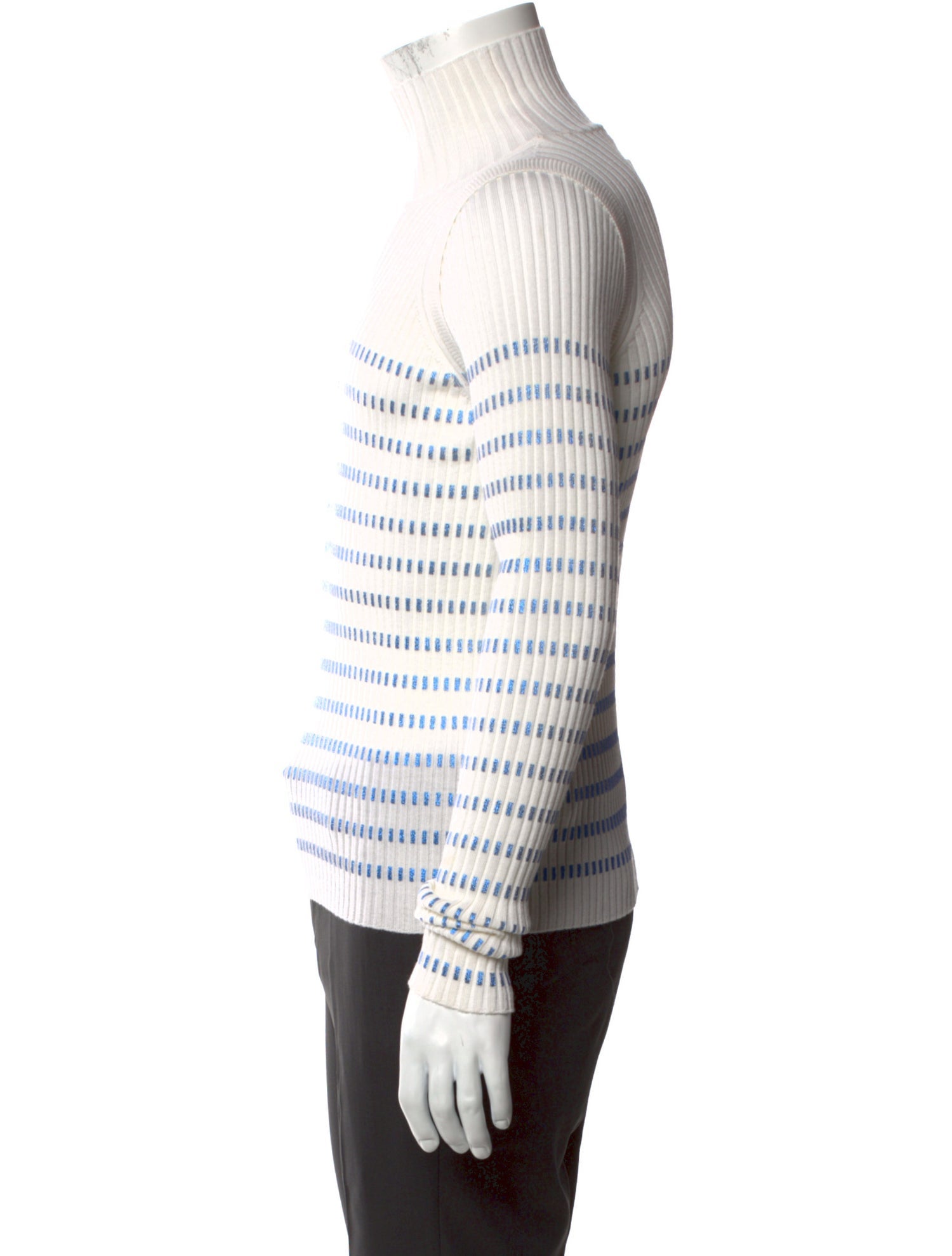 Jean Paul Gaultier Merino Wool Striped Pullover w/ Tags