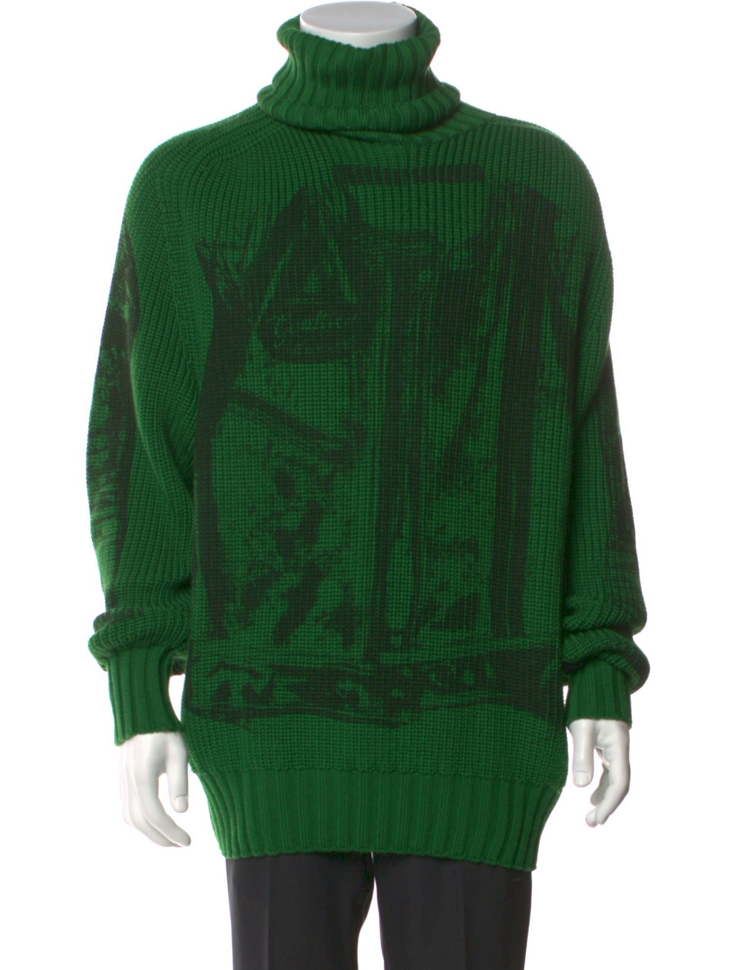 Jean Paul Gaultier Merino Wool Turtleneck Pullover