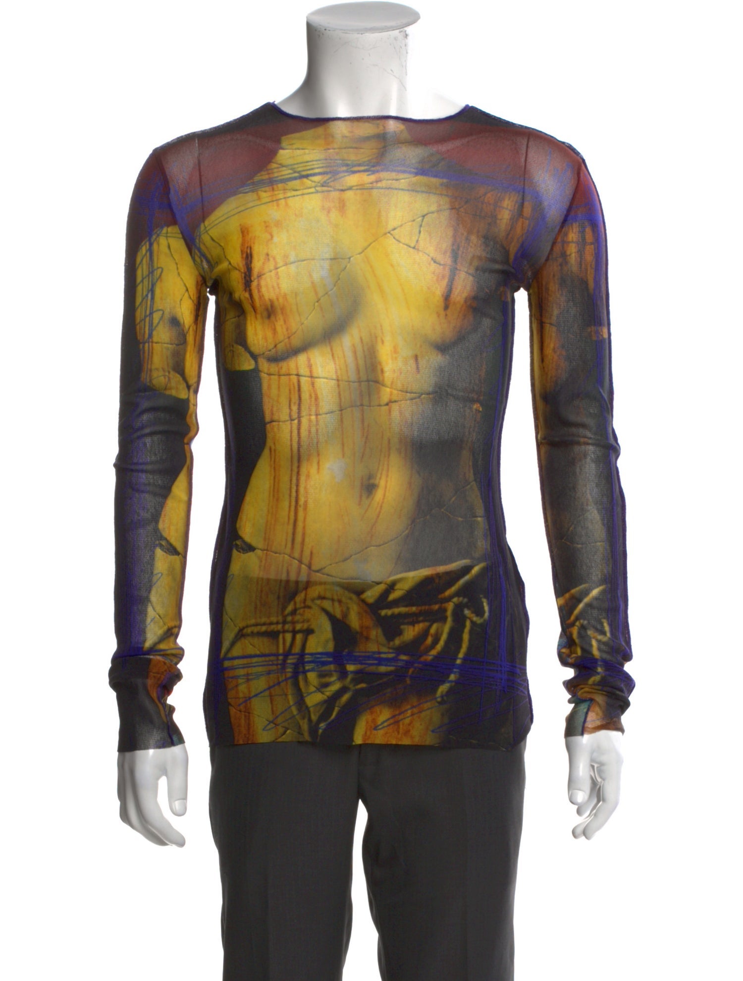 Jean Paul Gaultier Graphic Print Crew Neck T-Shirt