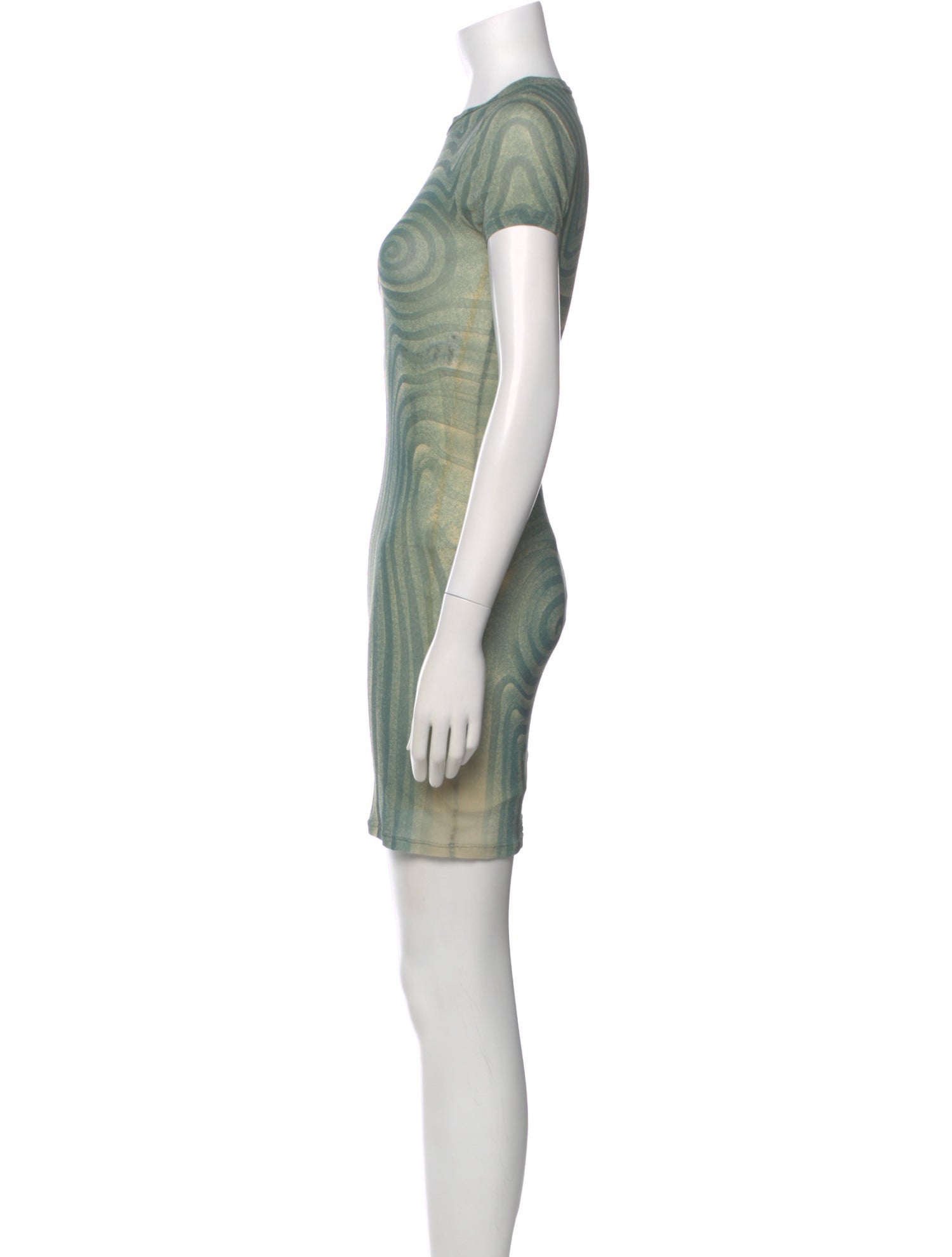 Jean Paul Gaultier Crew Neck Mini Dress