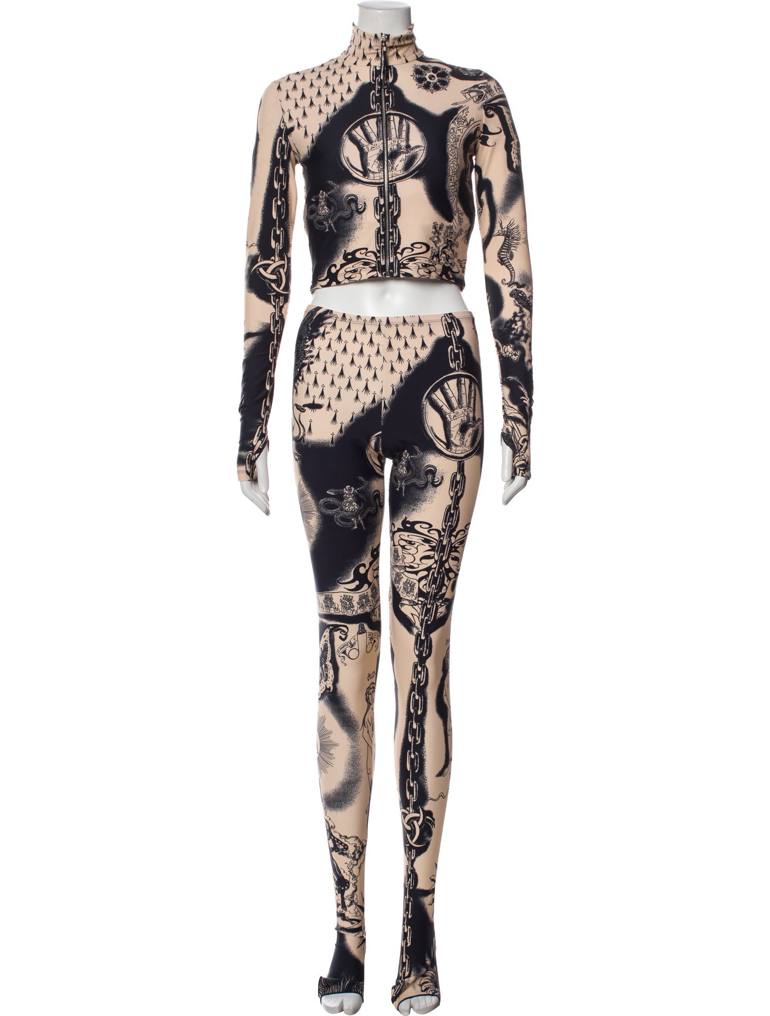 Jean Paul Gaultier Printed Lounge Set w/ Tags