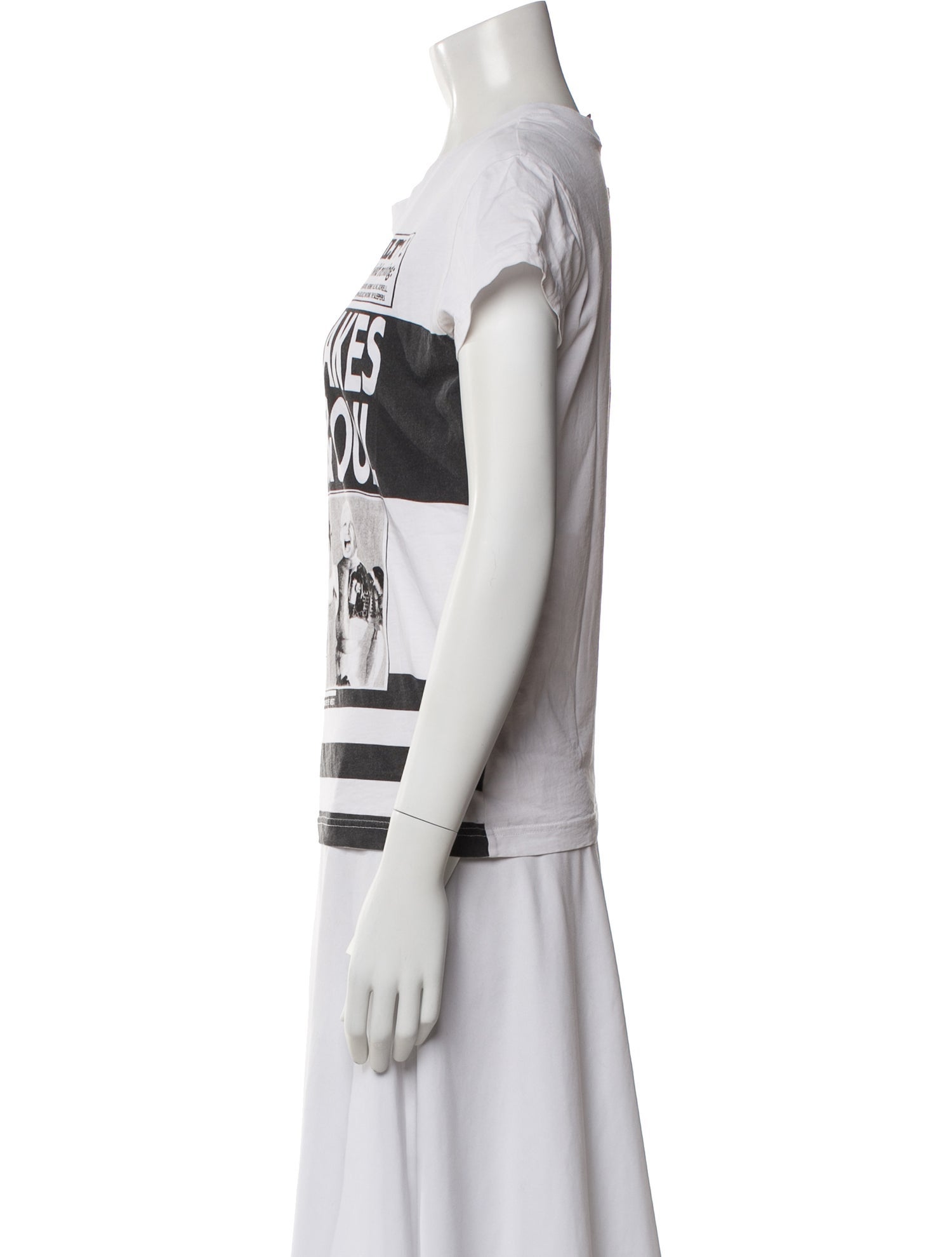 Jean Paul Gaultier Graphic Print Crew Neck T-Shirt