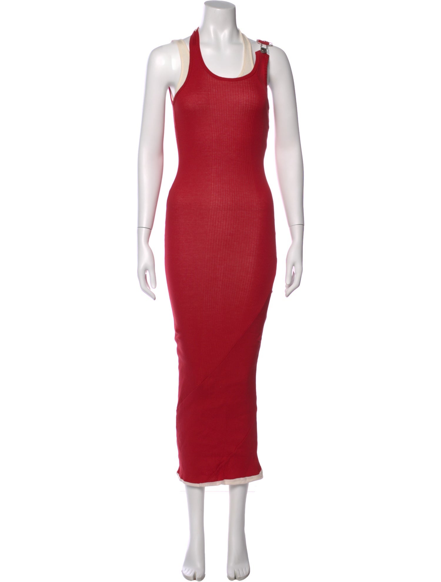 Jean Paul Gaultier Scoop Neck Long Dress
