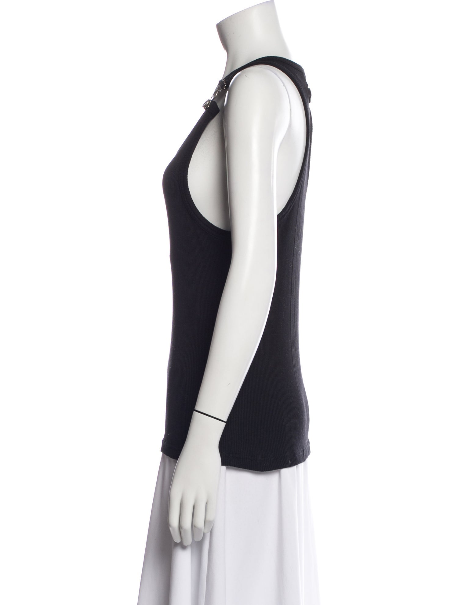 Jean Paul Gaultier Scoop Neck Sleeveless Top
