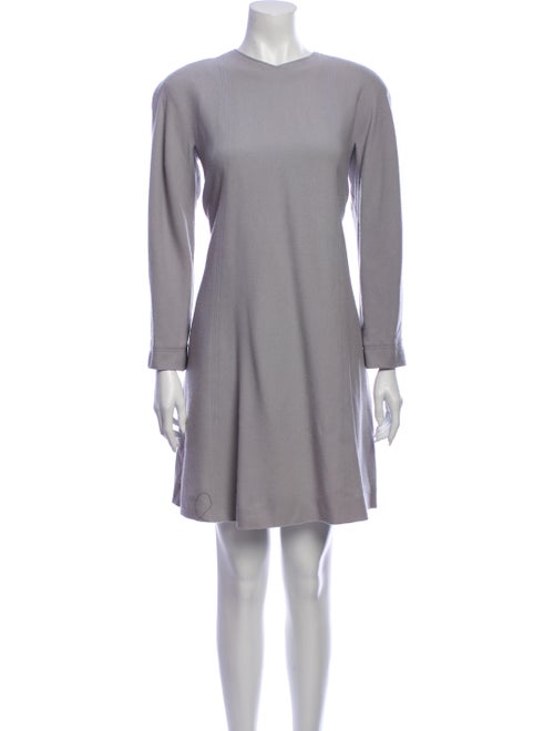 Jean Muir Wool Mini Dress Wool