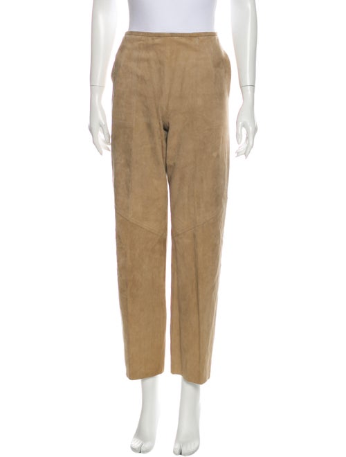 Jean Muir Suede Wide Leg Pants