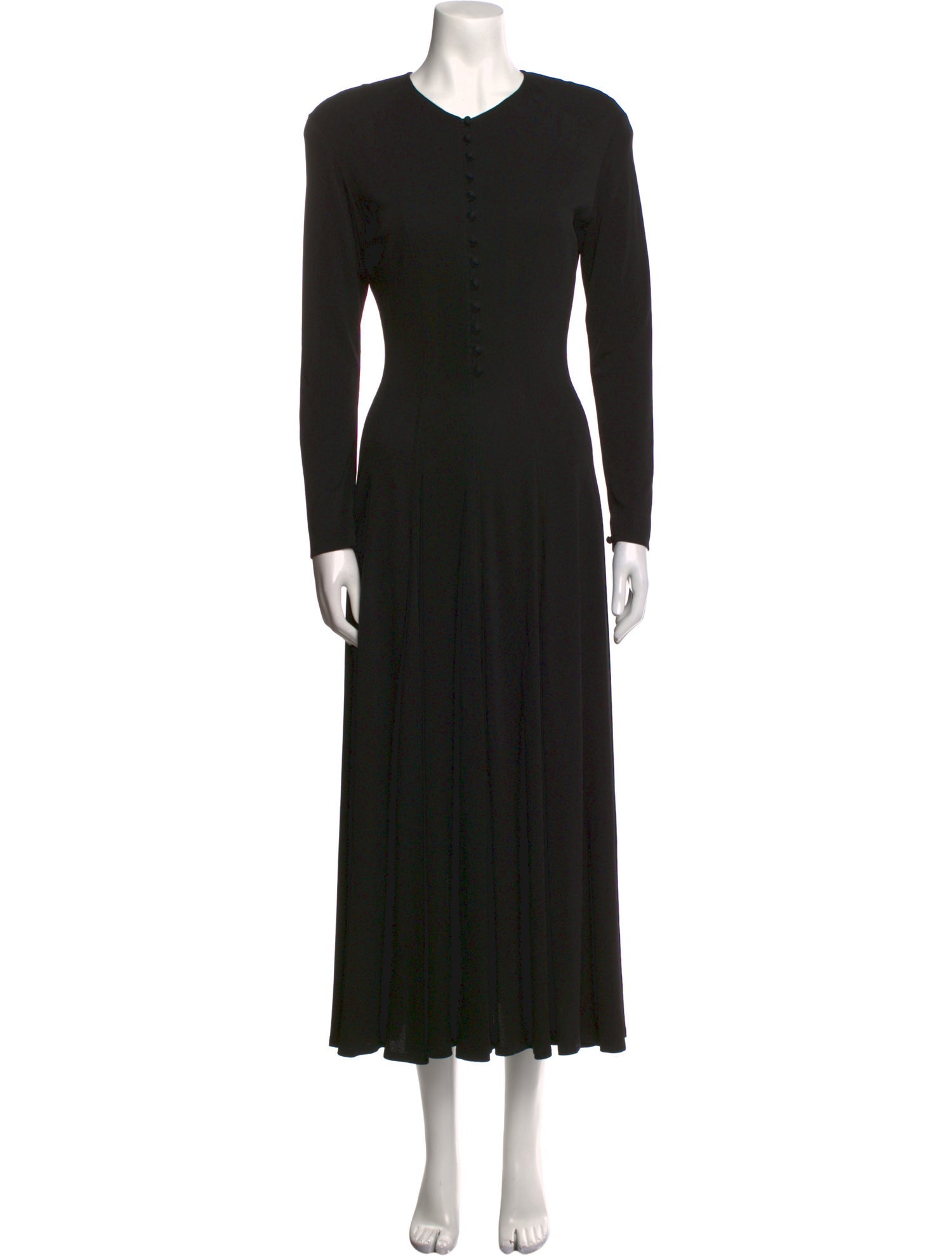Jean Muir Crew Neck Long Dress