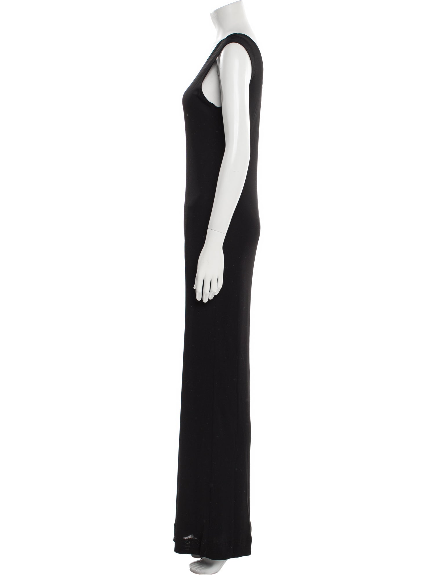 Jean Muir Scoop Neck Long Dress