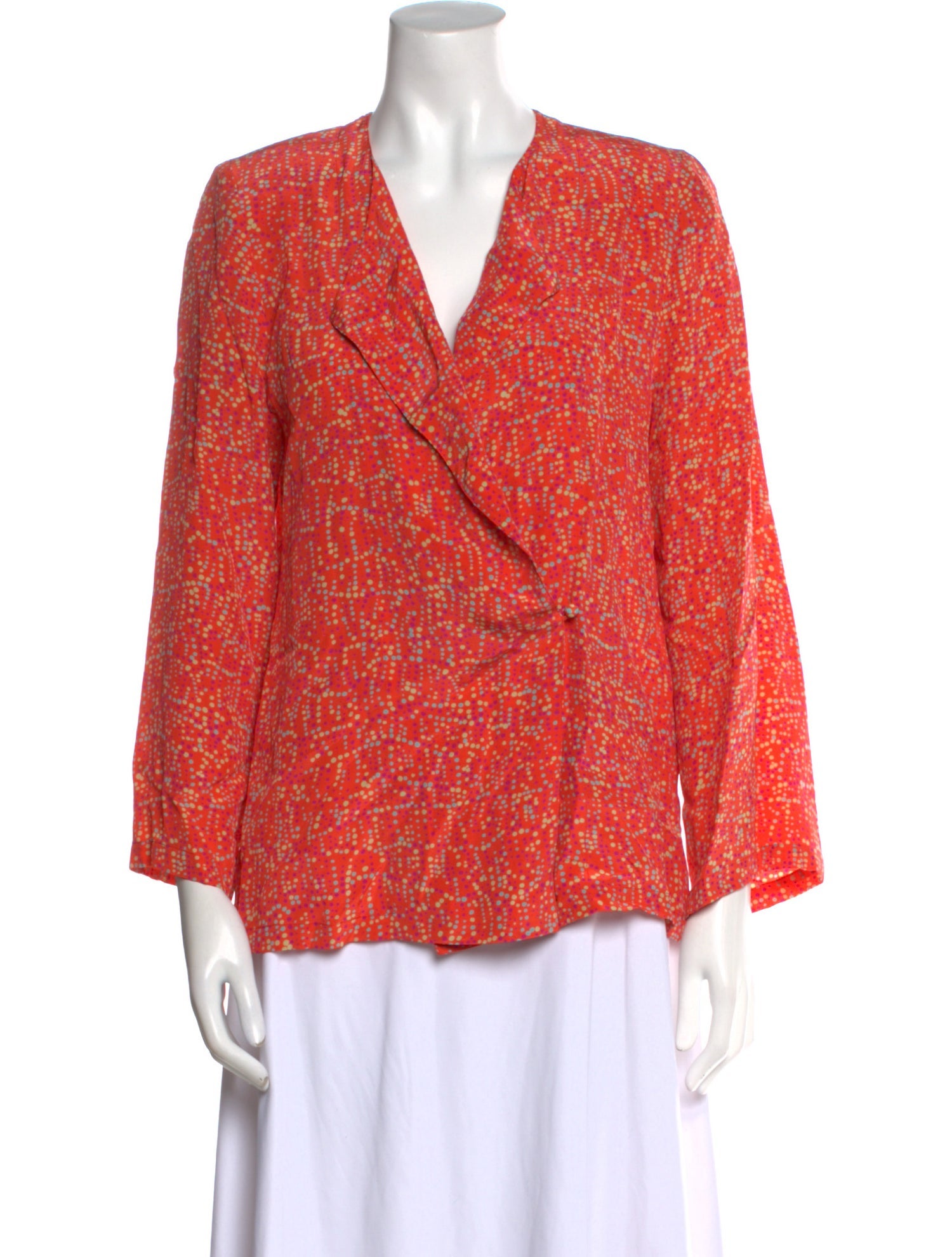 Jean Muir Silk Printed Blouse