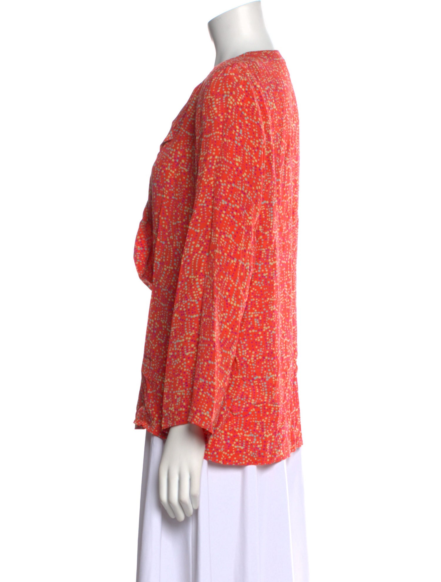 Jean Muir Silk Printed Blouse