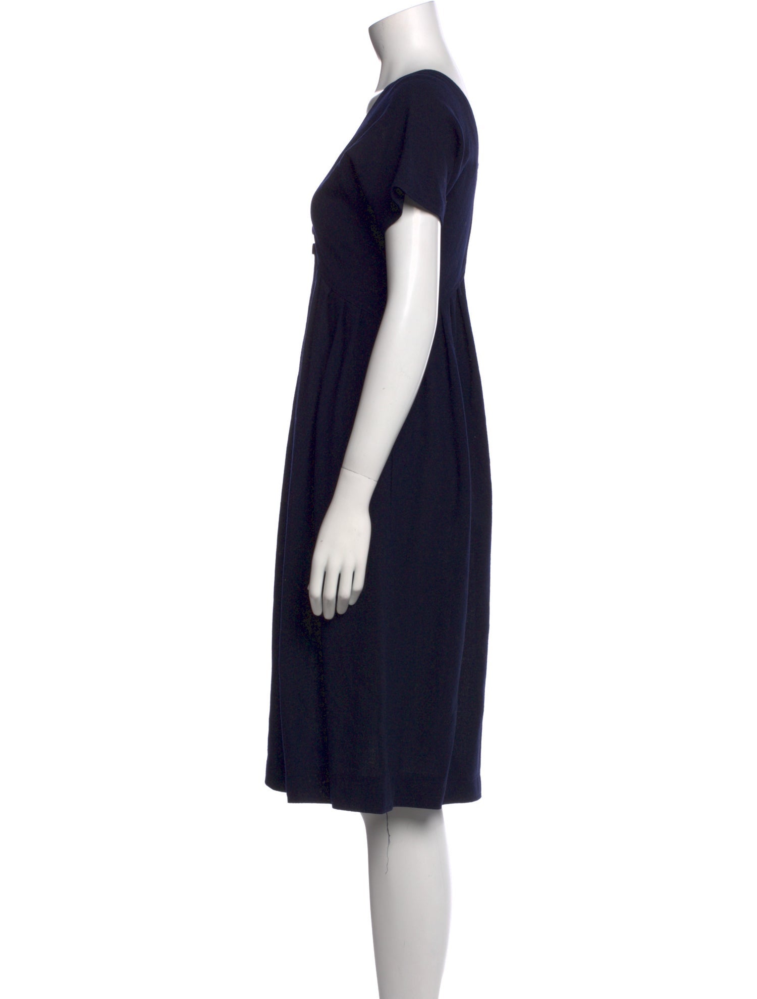 Jean Muir Wool Midi Length Dress