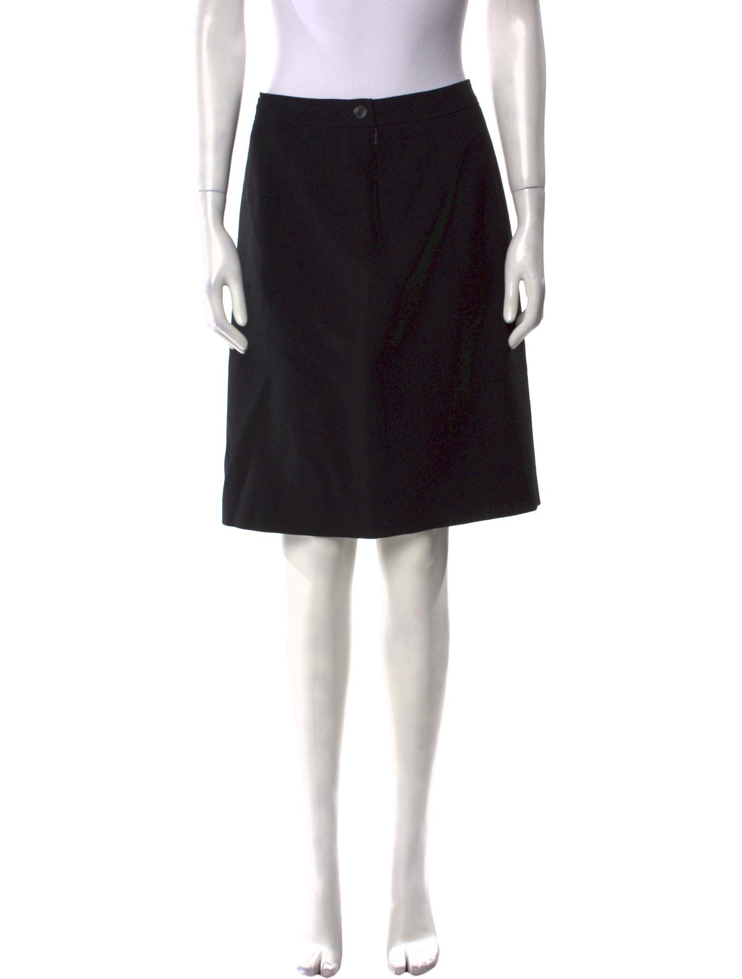 Jean Muir Wool Knee-Length Skirt