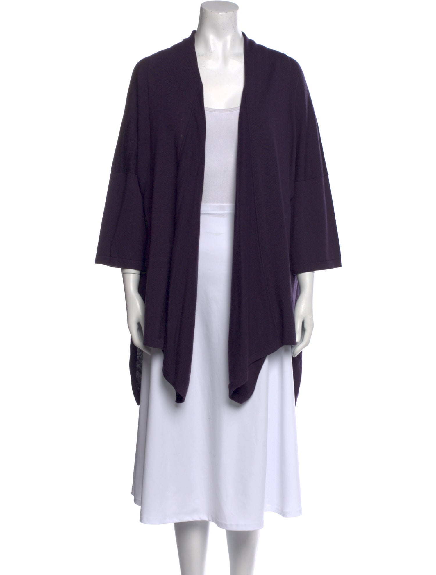 Jean Muir Wool Open Front Sweater