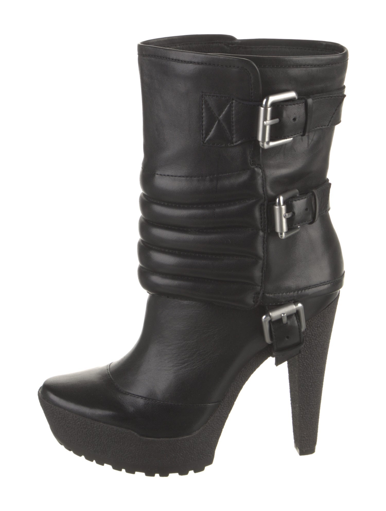 Jean Muir Leather Rain Boots