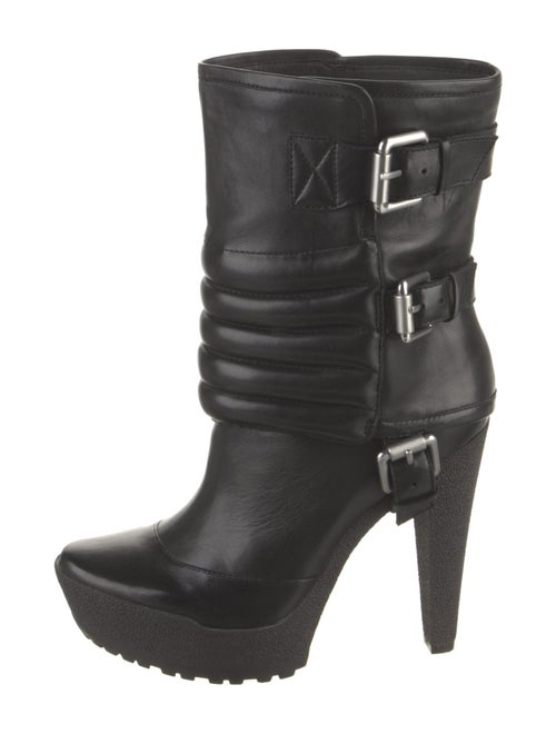 Jean Muir Leather Rain Boots