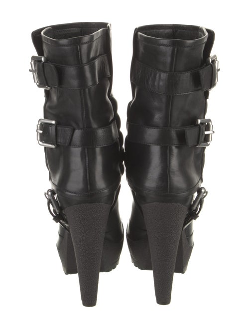 Jean Muir Leather Rain Boots