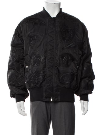 Jeff Hamilton Graphic Print Bomber Jacket