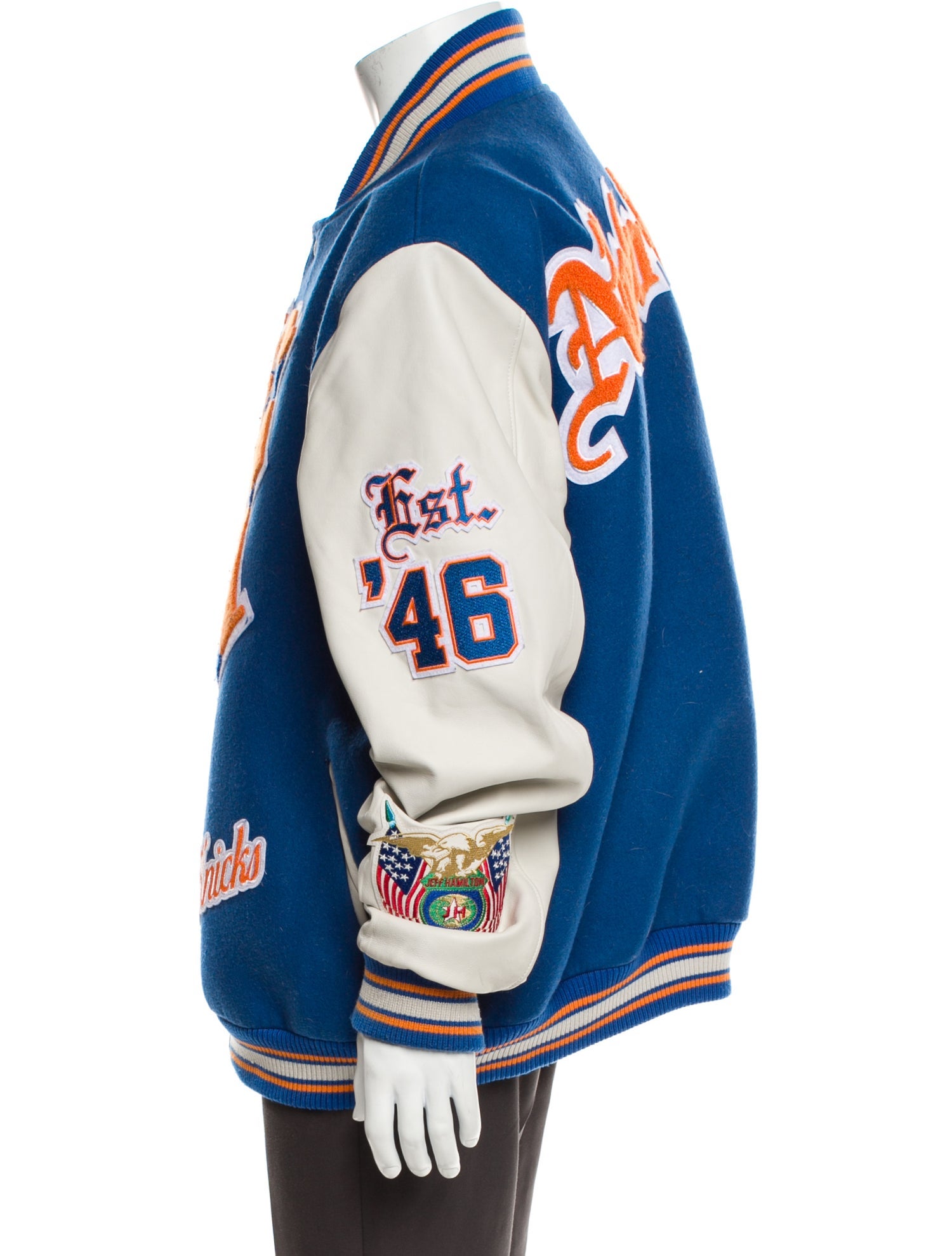 Jeff Hamilton Graphic Print Bomber Jacket