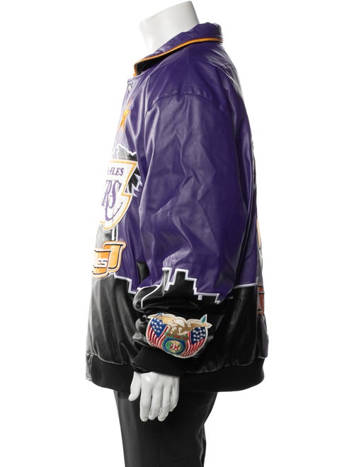 Jeff Hamilton Los Angeles Lakers Graphic Print Windbreaker