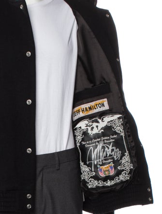 Jeff Hamilton Wool Graphic Print Jacket