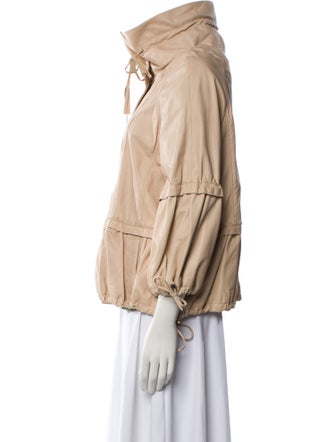 Jeffrey Levinson Leather Utility Jacket