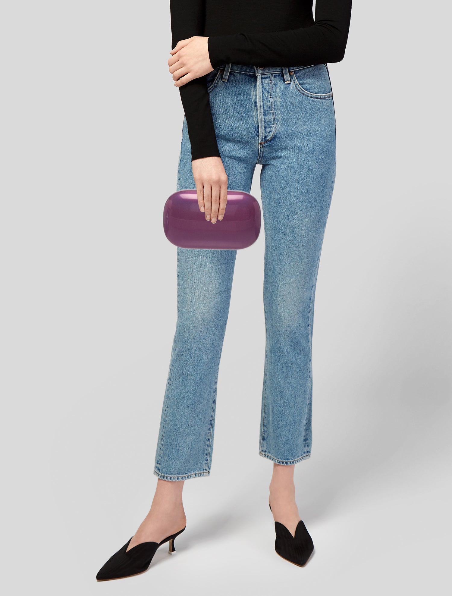 Jeffrey Levinson Leather Clutch