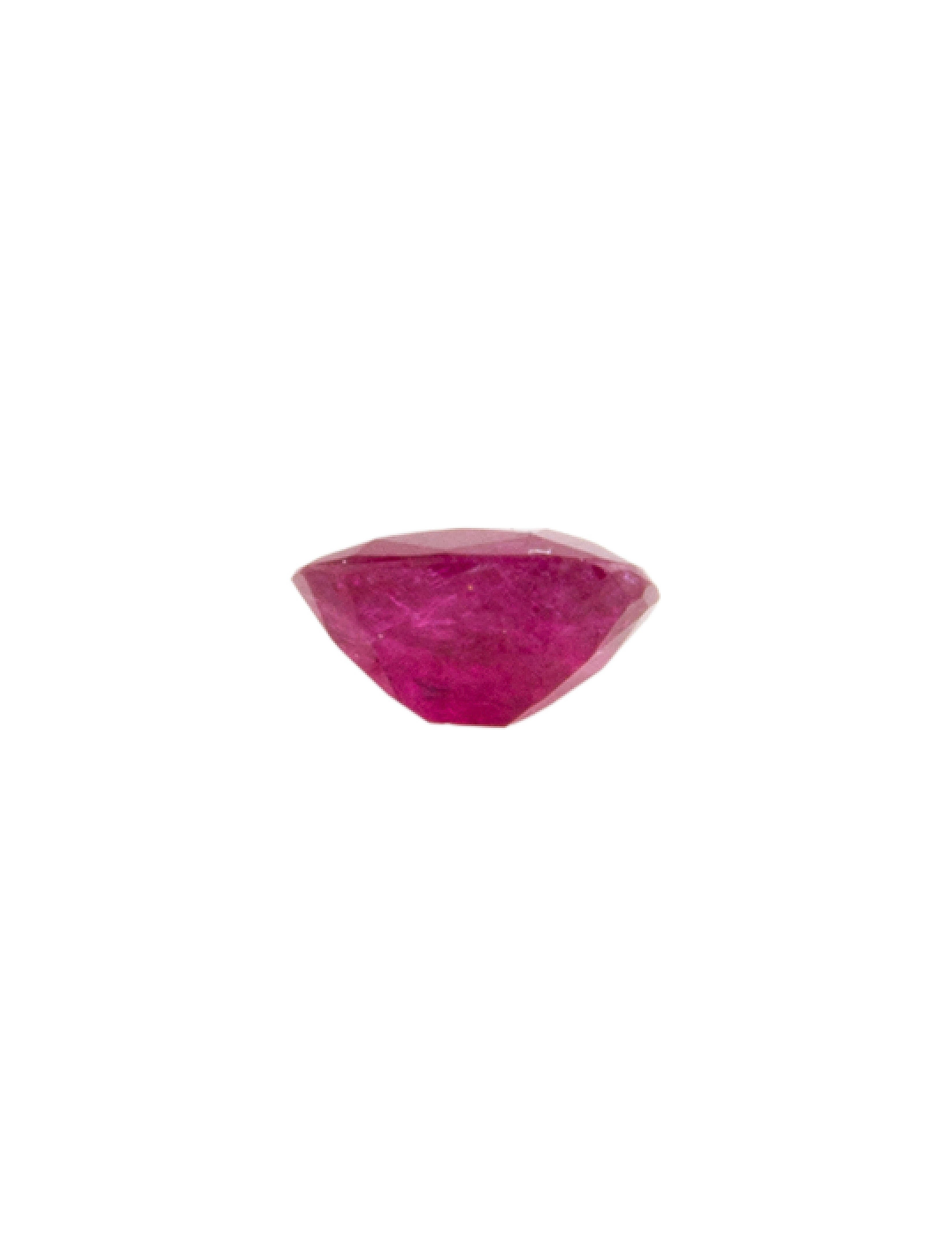 Jewelry Box 3.01ct Unheated Ruby