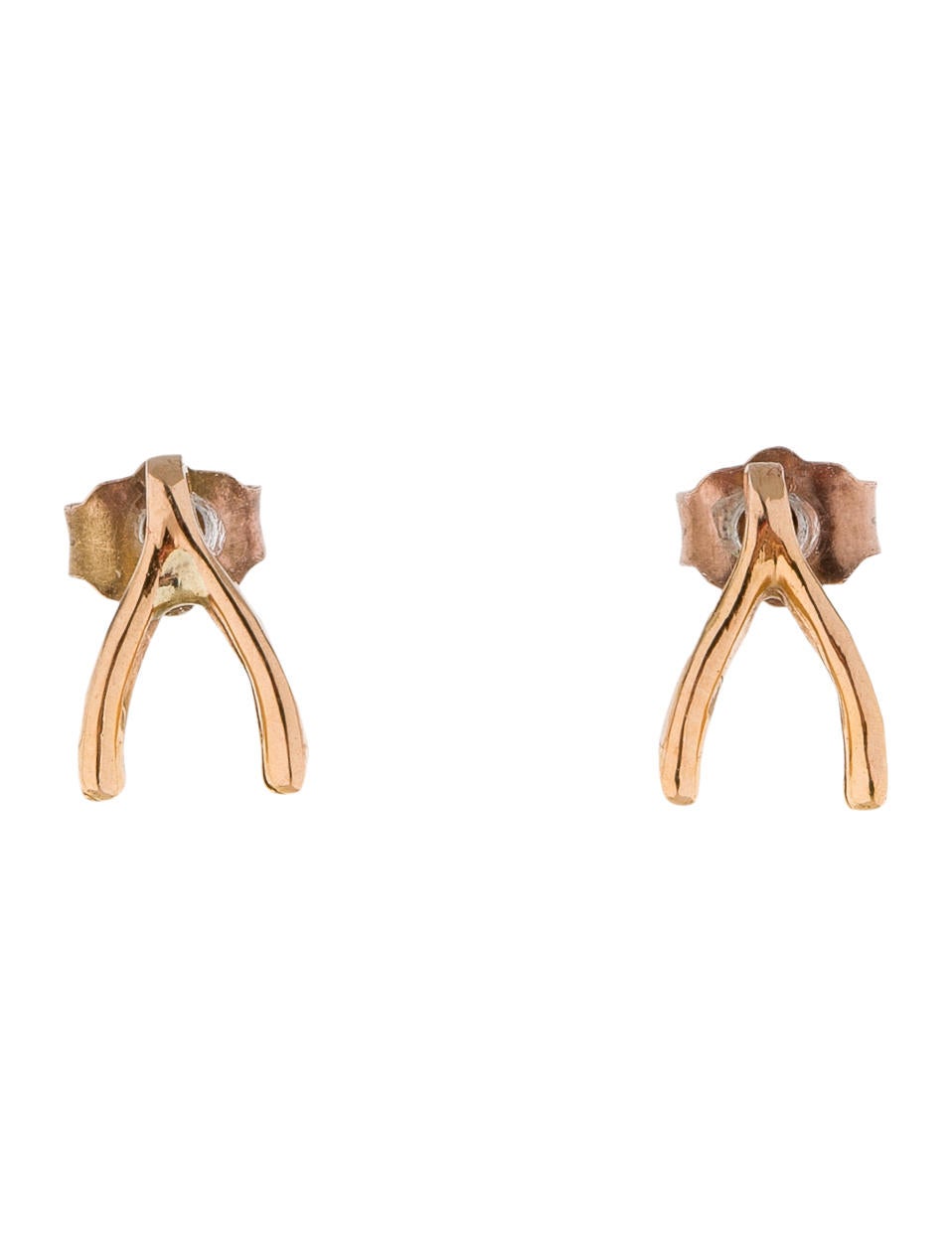 Jennifer Meyer Wishbone Earrings Jem20063 The Realreal Jennifer Meyer Wishbone Earrings