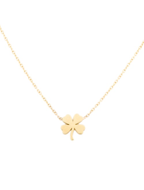 Jennifer Meyer Mini Clover Necklace