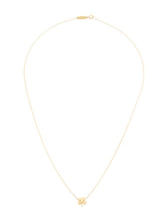 Jennifer Meyer Mini Clover Necklace