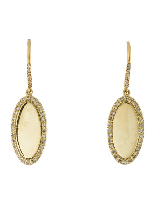 Jennifer Meyer 18K Diamond Drop Earring
