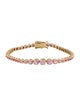 Jennifer Meyer 18K Graduated Pink Sapphire Bracelet