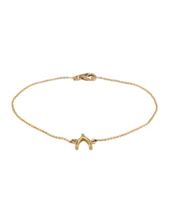 Jennifer Meyer Wish Bone Chain Bracelet