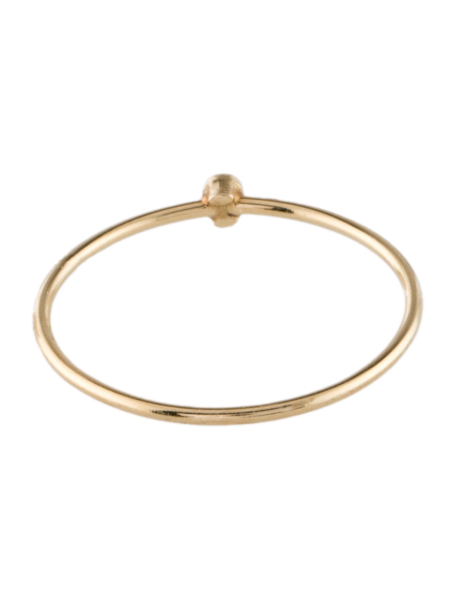 Jennifer Meyer 14K Diamond Thin Stacking Band