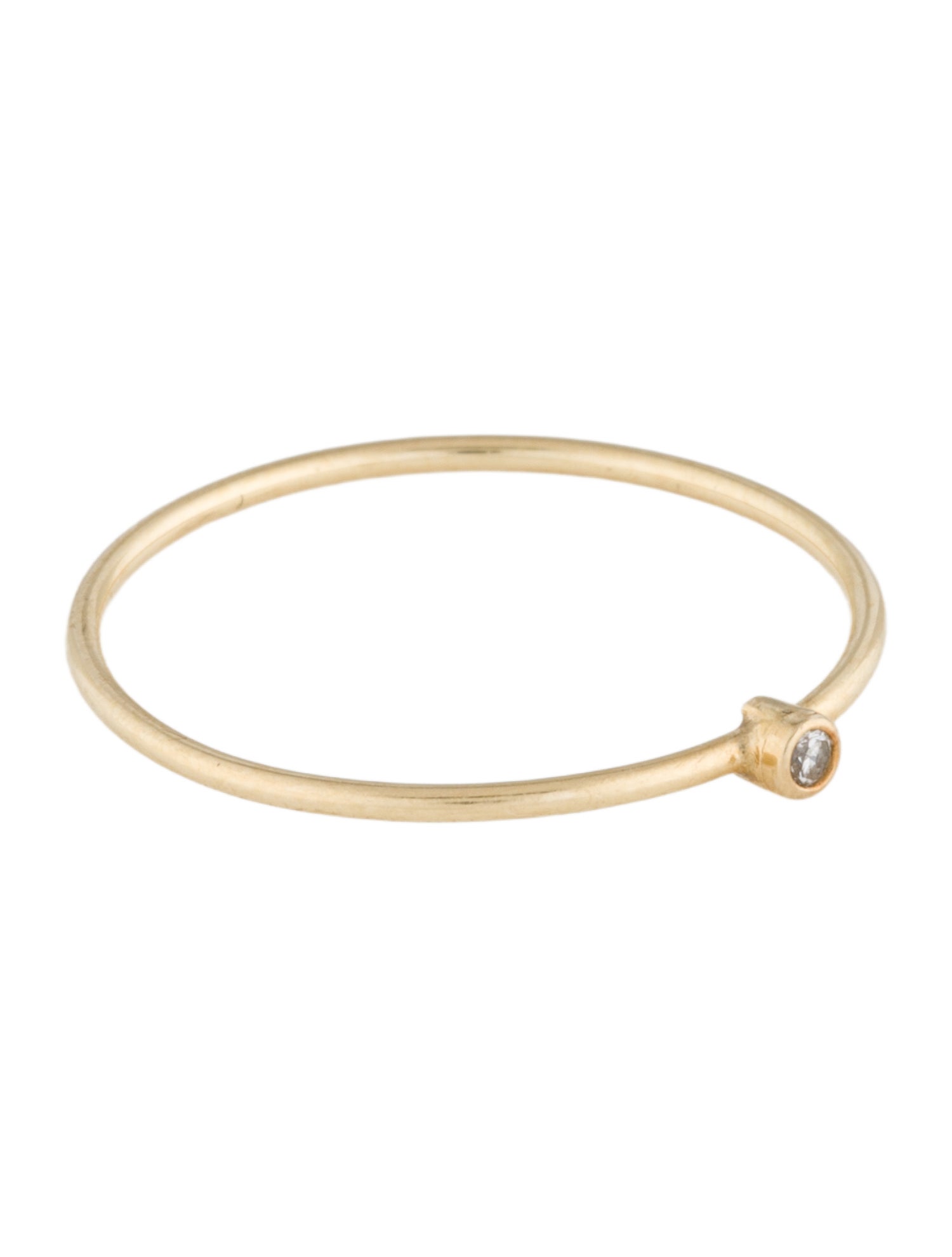Jennifer Meyer 14K Diamond Thin Ring